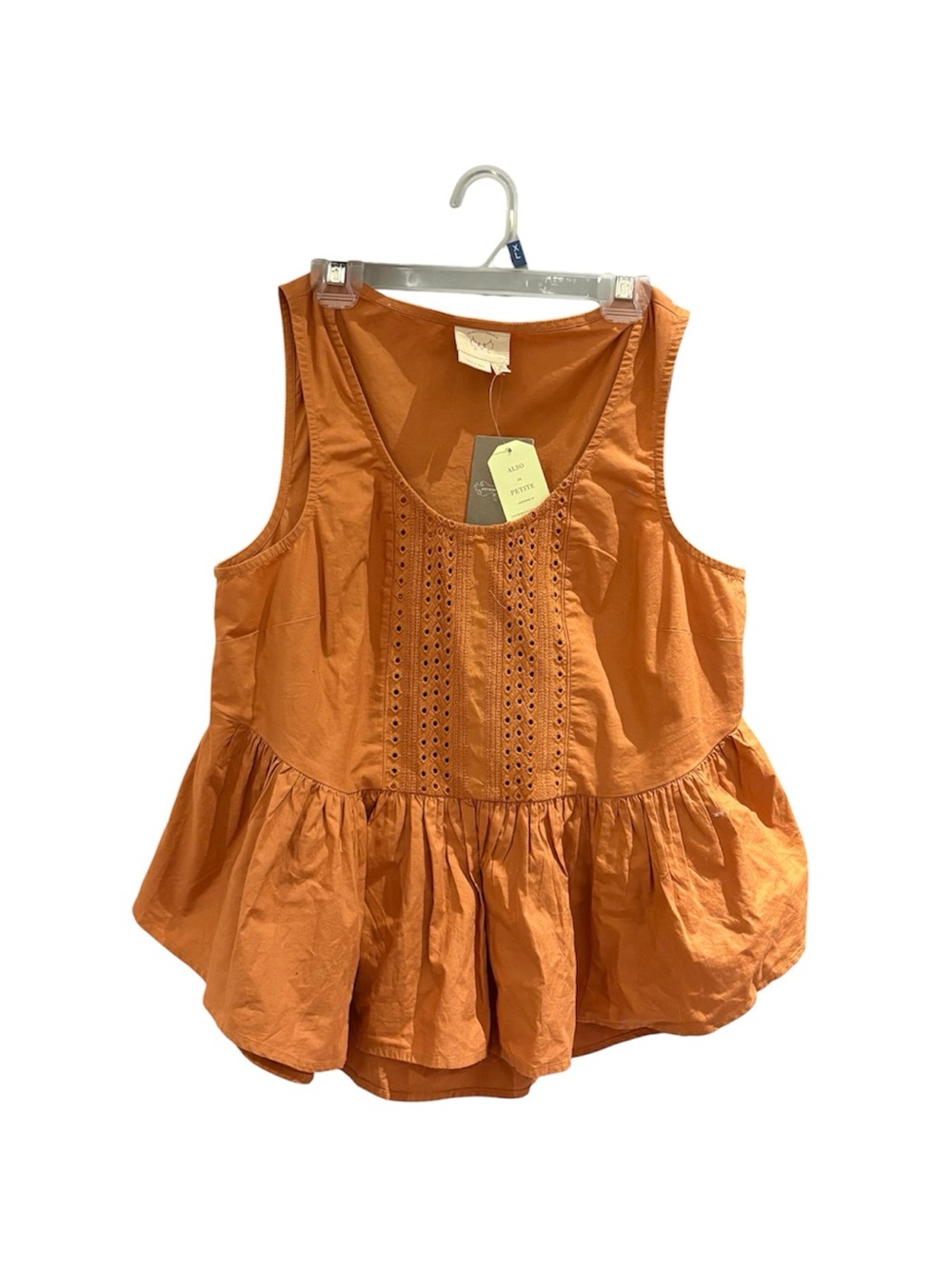 Anthropologie Vanessa Virginia Peplum Tank